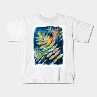 Botanical cyanotype 2 Kids T-Shirt